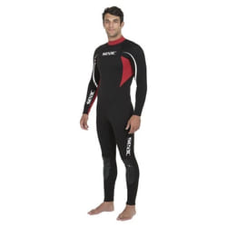 Seac Relax Monopièce 2.2mm Idéale pour Snorkeling Plongée Natation et Activités Nautiques Homme Noir/Rouge  XL -