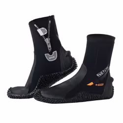 Seac  Basic HD Chaussons de plongée 5 mm noir Noir XXS - 67900/XXS