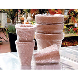 Film à bulle - Non spécifié - 1x5m - Rose - Polyéthylène - Protection colis et plantes