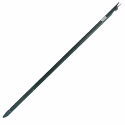 Piquet en fer - Non spécifié - Taille 1.25 m - Vert laqué - 5 perçages - Embout pointu