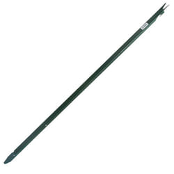 Piquet en fer - Non spécifié - Taille 1.25 m - Vert laqué - 5 perçages - Embout pointu