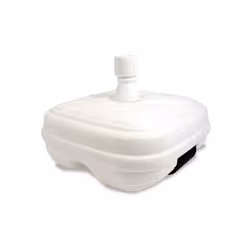 Polyéthylène haute densité Avec roulette Remplissage d'eau ou de sable Capacité l 45 Robuste et maniable Convient aux parasol ...