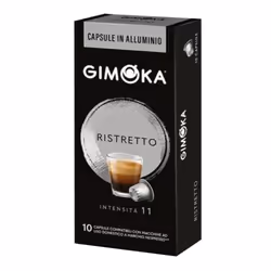 Gimoka In Alluminio Ristretto, Capsule de café, Café, Nespresso, 10 tasses, Multicolore, 55 g