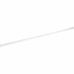 Barre de douche extensible 70 - 125 Cm Blanc Diamètre Ø25 mm. Produit en aluminium. Fixation à vis. Garantie 24 mois.