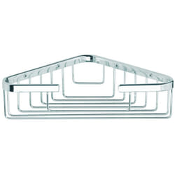 Tagère d'angle mural chrome mod. One hotellerie
