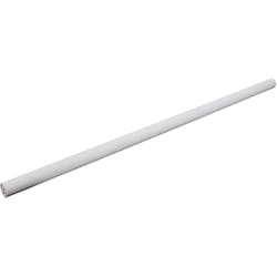 Metaform - Barre 1 mt en pvc blanc aide de sécurité support