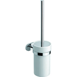 Metaform - Porte-brosse mural en acier accessoires dalle de bain mod. Louise