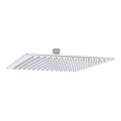 Pommeau de douche carré 1 jet chrome 20x20en acier inox mod. Seven square