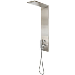 Colonne de douche hydromassante brossé en acier inox mod. trend