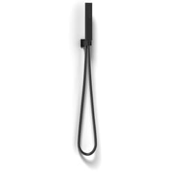 Metaform - Kit douchette et supports 1 gets carré noir mat en laiton verni mod. set quadrato black