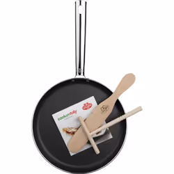 BALLARINI 20205A.25, Rond, Poêle à crêpe, Noir, Keravis, Cookin'Italy, 250 °C