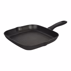 BALLARINI 75002-924-0, Carré, Poêle grill, Noir, Keravis, Aluminium, Gaz, Induction