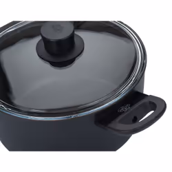 BALLARINI 75002-921-0 casserole à sauce Rond Noir