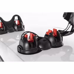 Menabo 000007800000 toit et porte-bagage de toit de véhicule Support pour matériel de sports d'hiver Noir