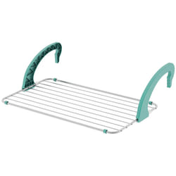 Colombo New Scal Balcony 10 Séchoir à linge à accrocher Aluminium, Turquoise