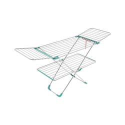 Colombo New Scal Double Séchoir à linge avec ailes repliables Aluminium, Turquoise