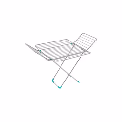Colombo New Scal Flower Séchoir à linge avec ailes repliables Aluminium, Turquoise