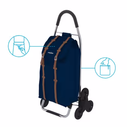 Colombo New Scal Dakar 3 Bleu, Marine Valise à roulettes