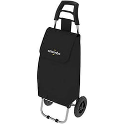 Chariot de courses rolly noir 36X7X90 Cm Capacité 25kg Tissu imperméable