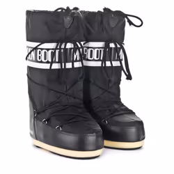 Moon Boot NYLON Après-ski Femelle 35/38 Noir - Vue supplémentaire 2
