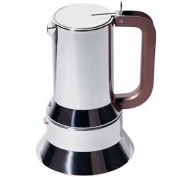 Alessi 9090/1, Cafetière à moka, Acier inoxydable, Acier inoxydable, 1 tasses, 95 mm, 150 mm