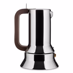 Alessi 9090, Cafetière à moka, 0,15 L, Acier inoxydable, Acier inoxydable, 3 tasses, 110 mm