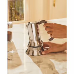Alessi 9090 Cafetière à moka 0,15 L Acier inoxydable