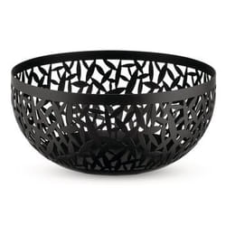Alessi Cactus! panier à service Rond Acier Noir