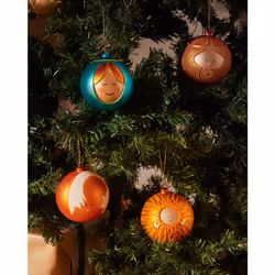Alessi AMJ132 décoration de Noël Bleu