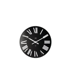 Alessi 12B wall/table clock Mur Noir