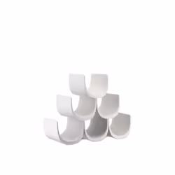 Alessi GIA13B support de bouteille de vin Noir