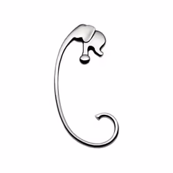 Alessi Jumbo, Accroche tableaux et cadres, Acier inoxydable, Acier inoxydable, 120 mm, 50 mm, 1 pièce(s)