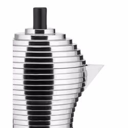 Alessi Pulcina Cafetière à moka 0,15 L Rouge, Acier inoxydable - Vue supplémentaire 4