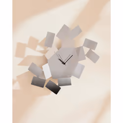 Alessi MT19 wall/table clock Mur Acier inoxydable
