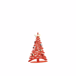 Alessi BM06/30R, Rouge, 250 mm, 90 mm, 300 mm