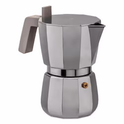 Alessi Moka Cafetière à moka 0,07 L Gris