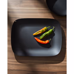Alessi MW70BT plateau repas Noir