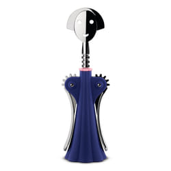 Alessi Anna G. Tire-bouchon à ailettes Bleu, Acier inoxydable