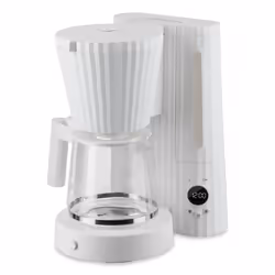 Alessi MDL14, Machine à café filtre, 1,5 L, Café moulu, Blanc