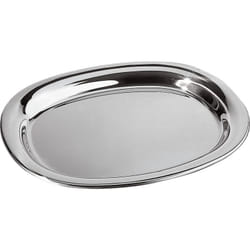 Alessi JM13/42 L plateau repas Chrome