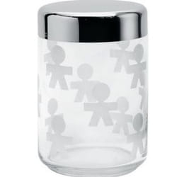 Alessi AKK37 pot Rond Verre Transparent
