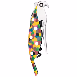 Alessi am32, Tire-bouchon à ailettes, Multicolore, Aluminium, Polycarbonate (PC), 30 mm, 25 mm, 130 mm