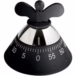 Alessi A09 B, Noir, 120 mm, 120 mm, 90 mm