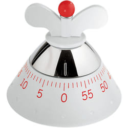 Alessi A09 W Minuteur de ménage Blanc