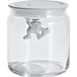 Alessi AMDR04 W pot Rond Verre Transparent