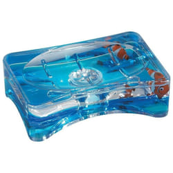 Gedy - Aqualine Pyxis - Boîte à savon Nemo pour se tenir debout, bleu PY1189