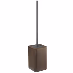 Brosse de toilette à poser dimensions : 95 x 470 x 95 mm matériau : bambou/inox, couleur : bois récipient intérieur et couver ...