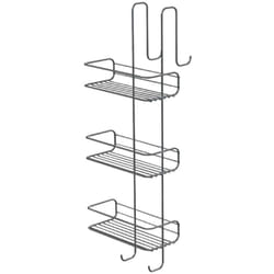 GEDY 24861300900 Portaobjetos Triple para Colgar Cromo - ref: 24861300900