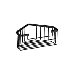Porte objets angle, acier inoxydable, noir, 15,1 x 20 x 8 - Gedy