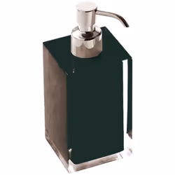 Dosificador Negro de la colección RAINBOW fabricado por Gedy . Capacidad de 210ml";Válvula metálica Colección: RAINBOW . Colo ...
